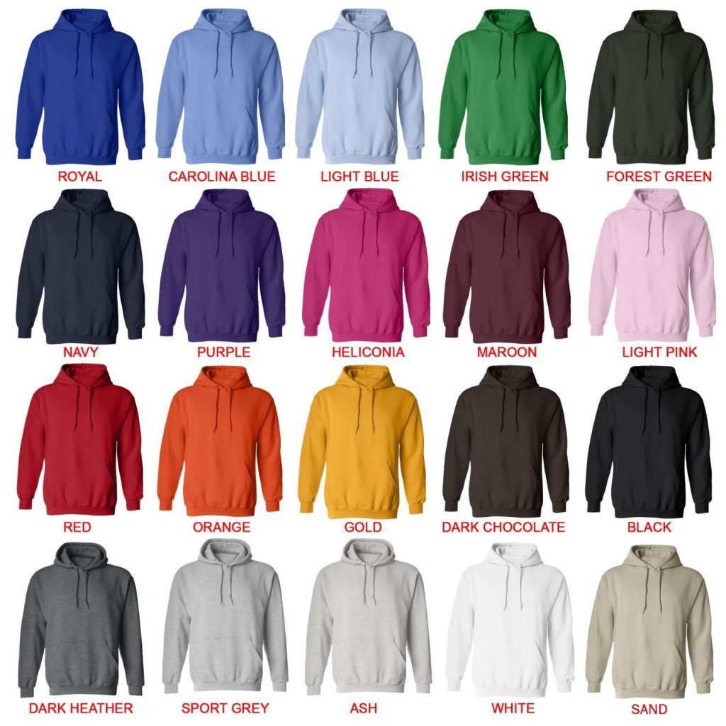 hoodie color chart - Game Grumps Shop
