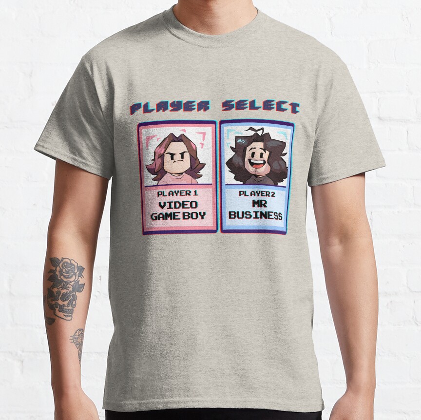 ssrcoclassic teemensheather oatmealfront altsquare product1000x1000.u1 1 - Game Grumps Shop