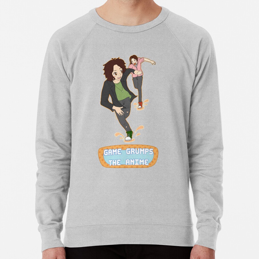 ssrcolightweight sweatshirtmensheather greyfrontsquare productx1000 bgf8f8f8 6 - Game Grumps Shop