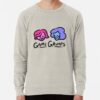 ssrcolightweight sweatshirtmensoatmeal heatherfrontsquare productx1000 bgf8f8f8 15 - Game Grumps Shop