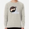ssrcolightweight sweatshirtmensoatmeal heatherfrontsquare productx1000 bgf8f8f8 3 - Game Grumps Shop