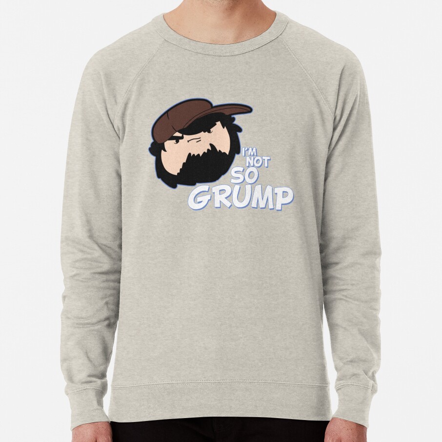 ssrcolightweight sweatshirtmensoatmeal heatherfrontsquare productx1000 bgf8f8f8 3 - Game Grumps Shop