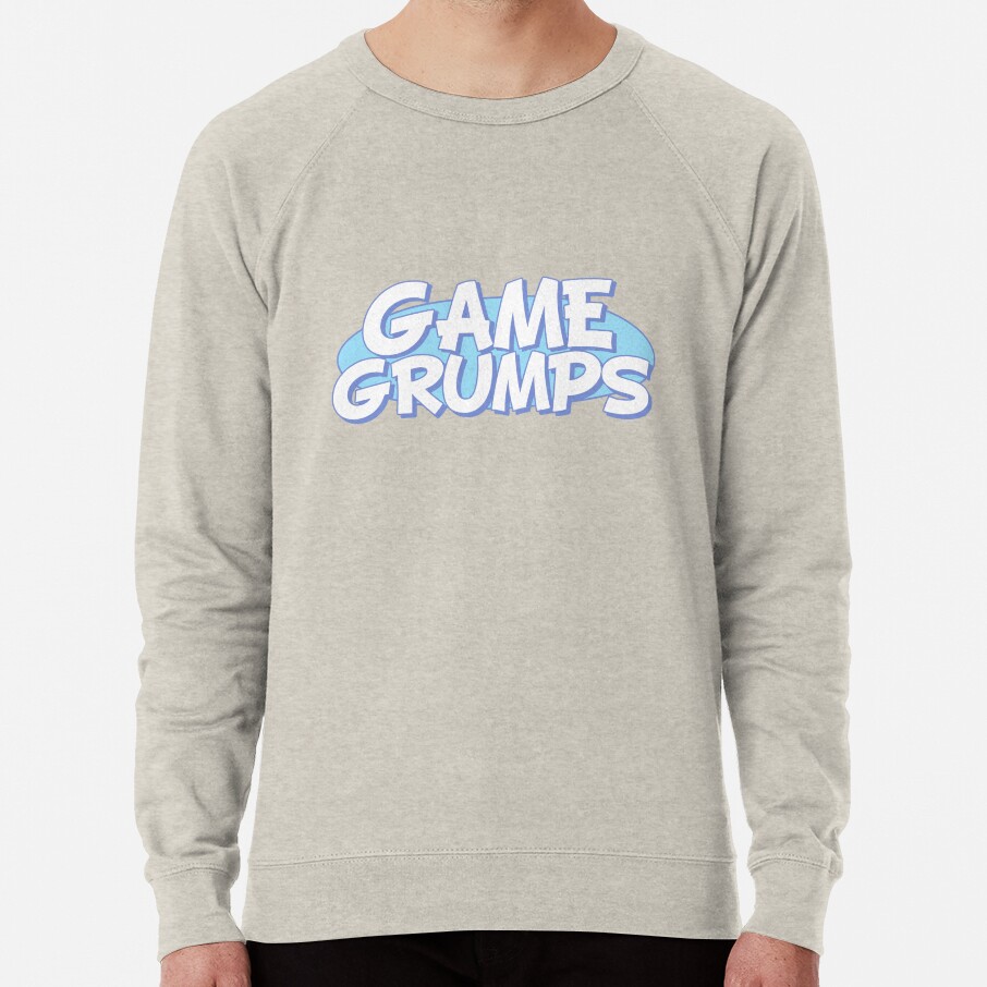 ssrcolightweight sweatshirtmensoatmeal heatherfrontsquare productx1000 bgf8f8f8 5 - Game Grumps Shop