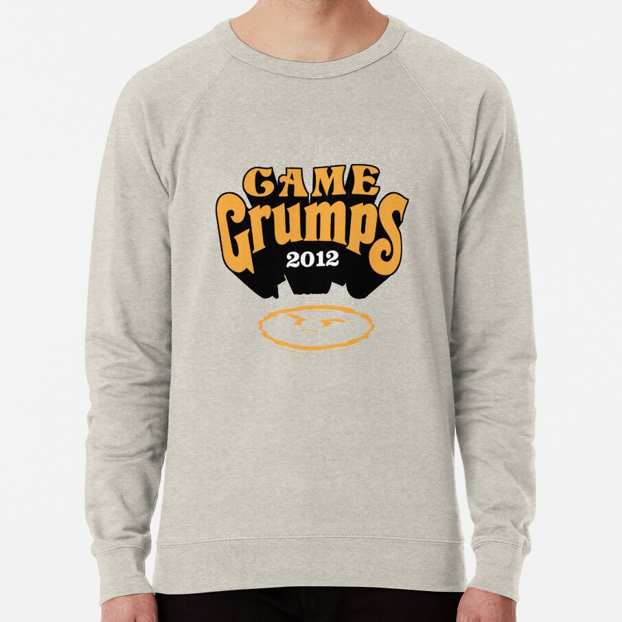 ssrcolightweight sweatshirtmensoatmeal heatherfrontsquare productx1000 bgf8f8f8 7 - Game Grumps Shop