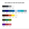 tank top color chart - Game Grumps Shop